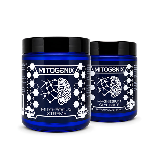 MitoGenix Day & Night Cognitive Duo — Mito-Focus Xtreme & Magnesium Glycinate