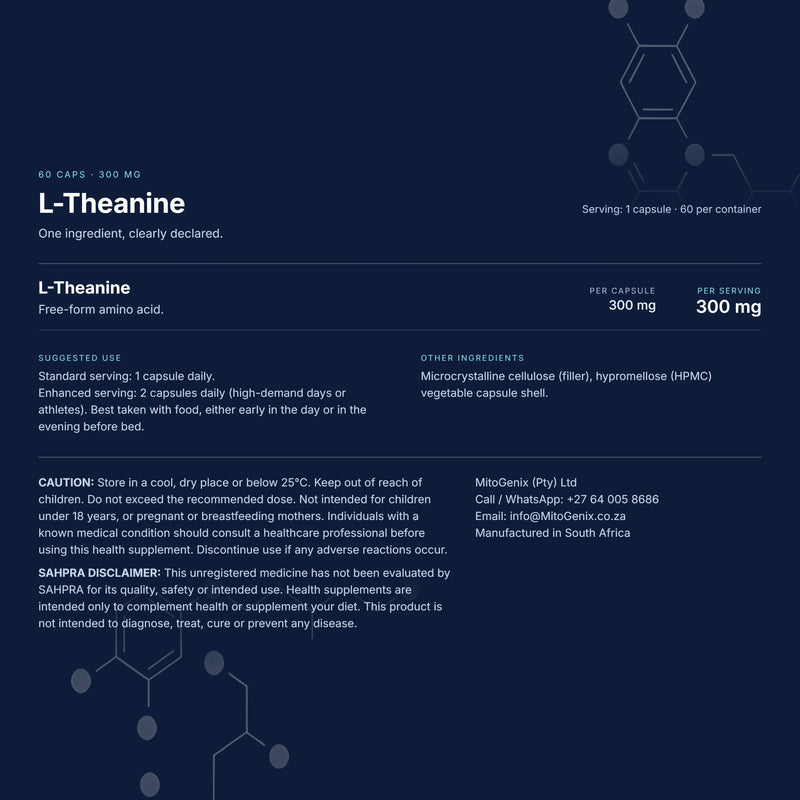 L-Theanine - Calm Focus Support Supplement