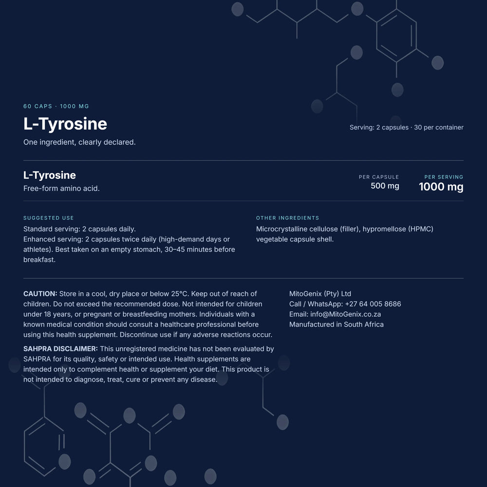 L-Tyrosine - Cognitive Support Supplement