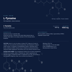 L-Tyrosine - Cognitive Support Supplement