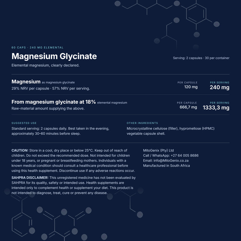 Magnesium Glycinate - Essential Mineral Supplement