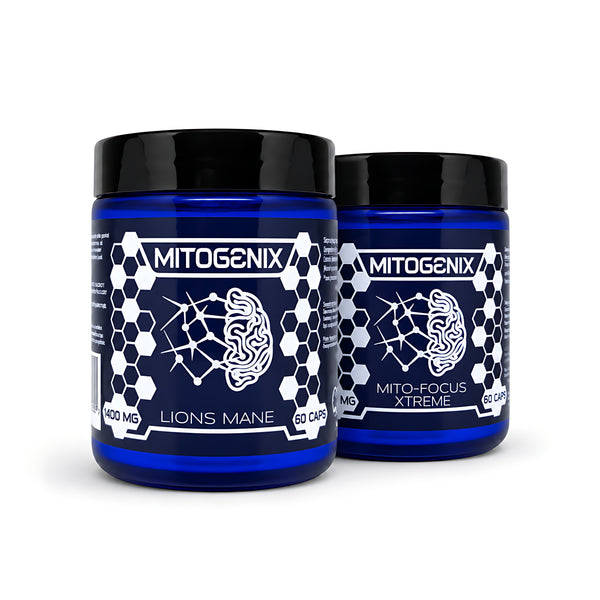 MitoGenix Neuro-Enhancement Duo — Mito-Focus Xtreme & Lion’s Mane