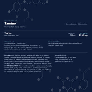 Taurine - Amino Acid for Training & Focus